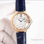 Swiss Copy Cartier Ballon Bleu Swiss Quartz Watch Diamond Dial 36mm